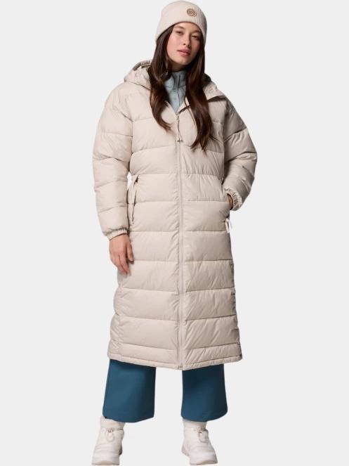 jacheta de iarna pt. femei Columbia Pike Lake  III Long Jacket nisip 2