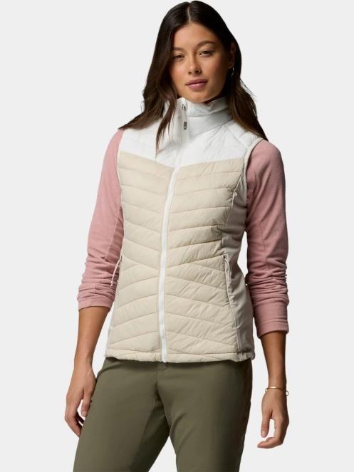 vesta pt. femei Columbia Powder Pass III Hybrid Vest nisip 2