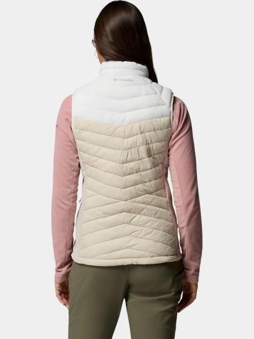 vesta pt. femei Columbia Powder Pass III Hybrid Vest nisip 4