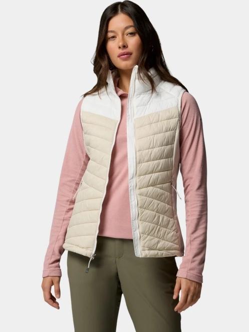 vesta pt. femei Columbia Powder Pass III Hybrid Vest nisip 6