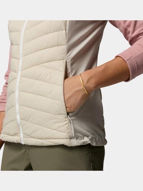 vesta pt. femei Columbia Powder Pass III Hybrid Vest nisip 9