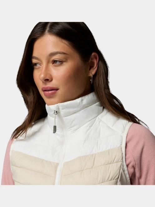 vesta pt. femei Columbia Powder Pass III Hybrid Vest nisip 10