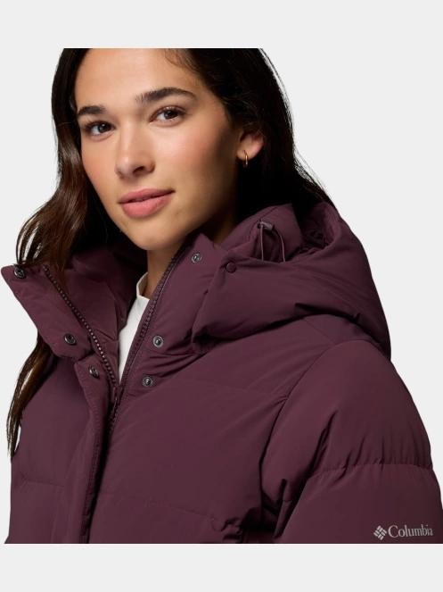 jacheta de puf pt. femei Columbia Amaze Puff Mid Hooded Jacket bordo 12