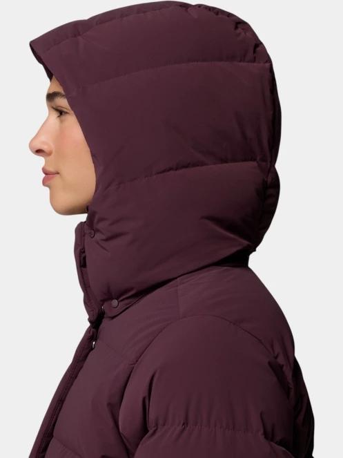 jacheta de puf pt. femei Columbia Amaze Puff Mid Hooded Jacket bordo 13