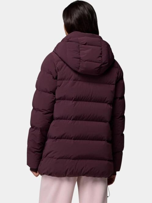 jacheta de puf pt. femei Columbia Amaze Puff Mid Hooded Jacket bordo 4