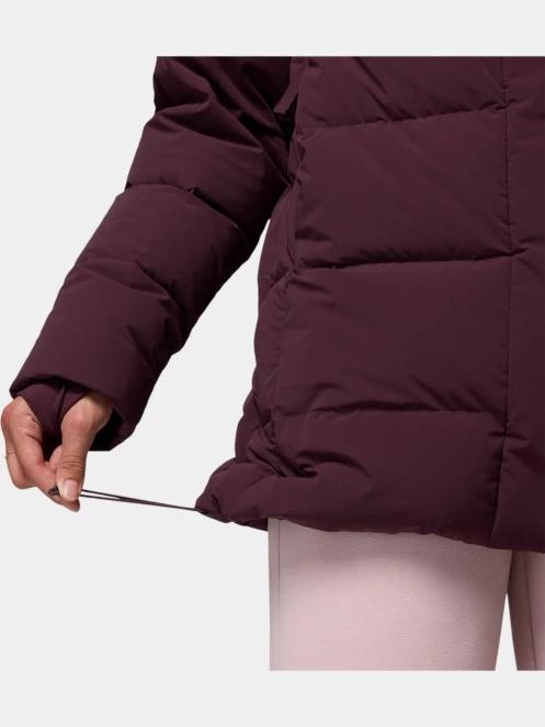 jacheta de puf pt. femei Columbia Amaze Puff Mid Hooded Jacket bordo 10