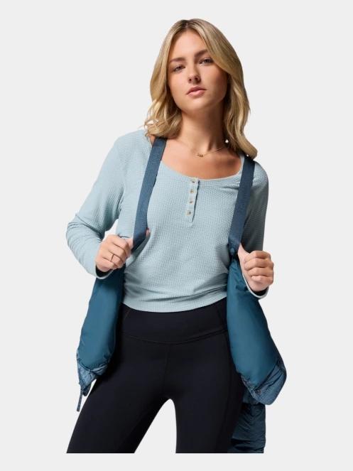 jacheta de iarna pt. femei Columbia Amaze Puff Hooded Jacket albastru 7