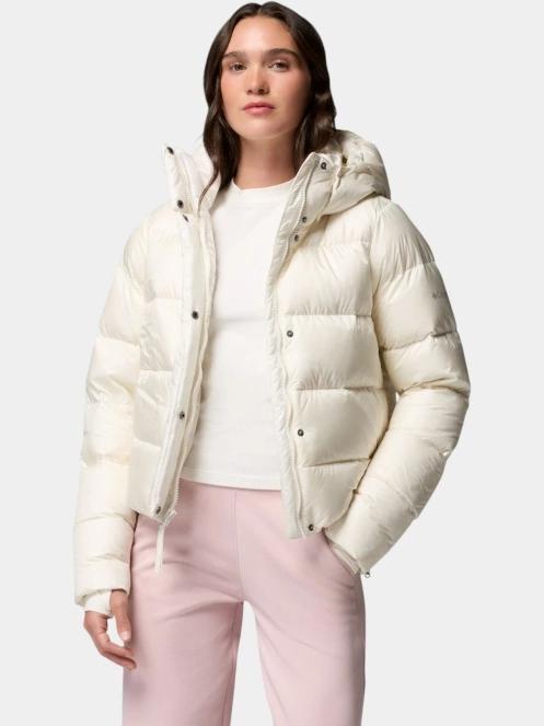 jacheta de puf pt. femei Columbia Amaze Puff Hooded Jacket nisip 6