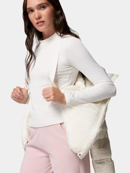 jacheta de puf pt. femei Columbia Amaze Puff Hooded Jacket nisip 7