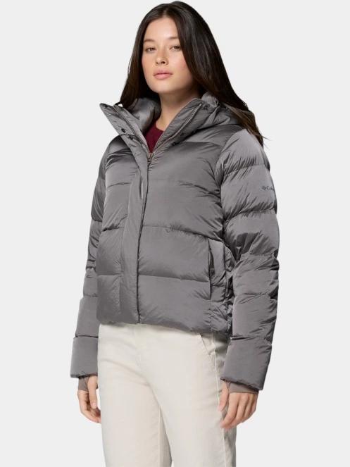 jacheta de puf pt. femei Columbia Amaze Puff Hooded Jacket maro 3