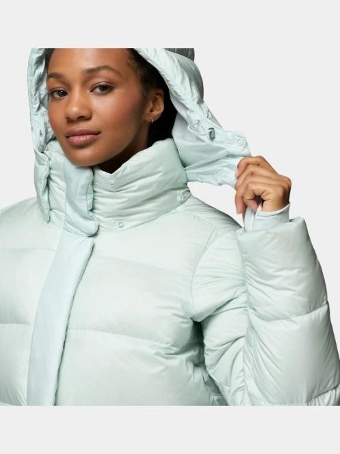 jacheta de puf pt. femei Columbia Amaze Puff Hooded Jacket verde deschis 13