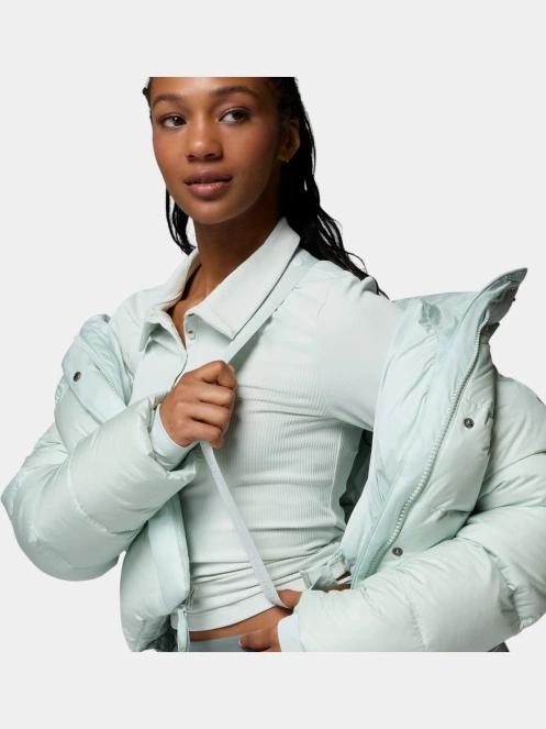 jacheta de puf pt. femei Columbia Amaze Puff Hooded Jacket verde deschis 6