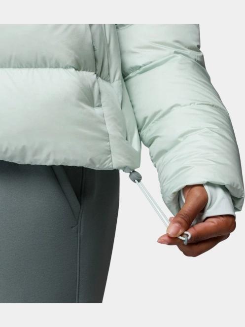 jacheta de puf pt. femei Columbia Amaze Puff Hooded Jacket verde deschis 9