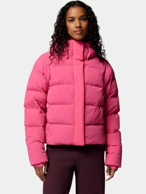 jacheta de puf pt. femei Columbia Amaze Puff Hooded Jacket magenta 2