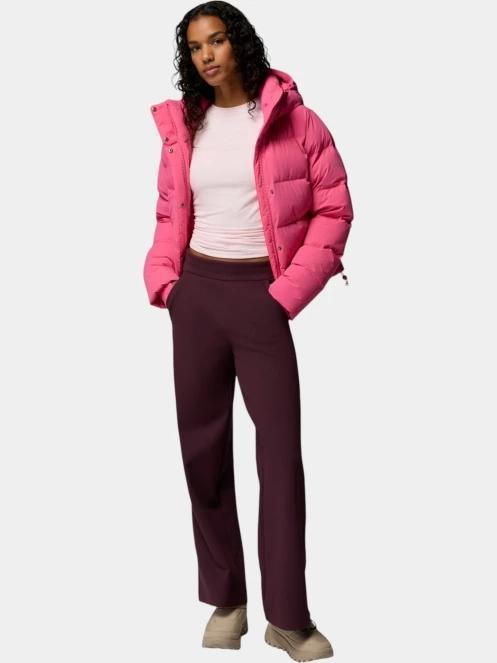 jacheta de puf pt. femei Columbia Amaze Puff Hooded Jacket magenta 5