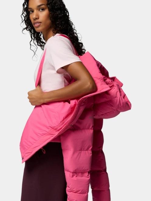 jacheta de puf pt. femei Columbia Amaze Puff Hooded Jacket magenta 7