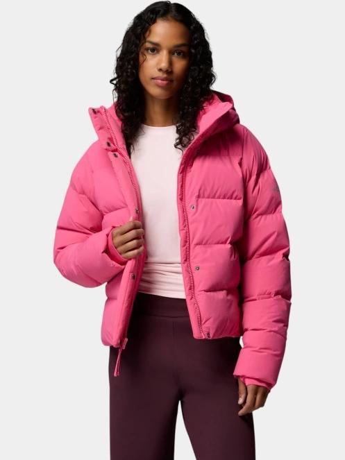 jacheta de puf pt. femei Columbia Amaze Puff Hooded Jacket magenta 8