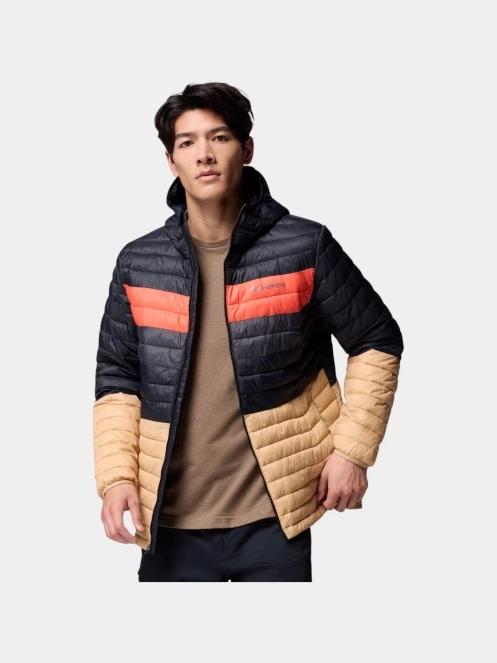 jacheta de primavara pt. barbati Columbia Powder Pass Hooded Jacket nisip 3