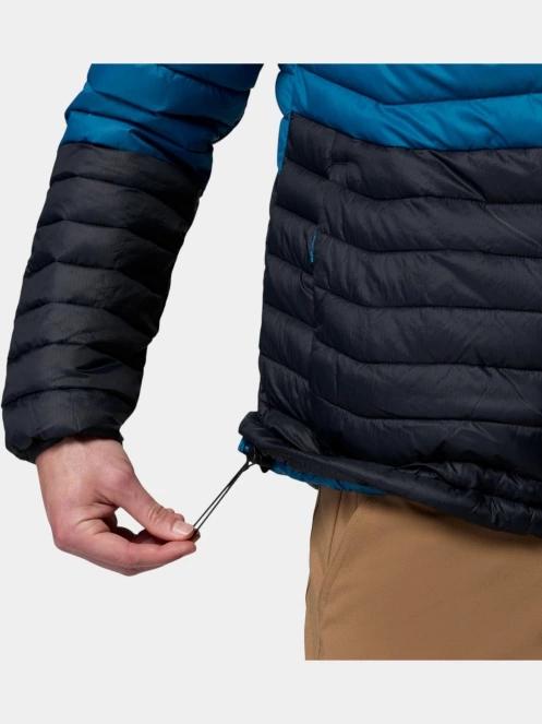 geaca matlasata de tranzitie pt. barbati Columbia Powder Pass Hooded Jacket albastru 9