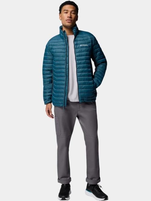 jacheta de primavara pt. barbati Columbia Powder Pass Hybrid Jacket albastru 6
