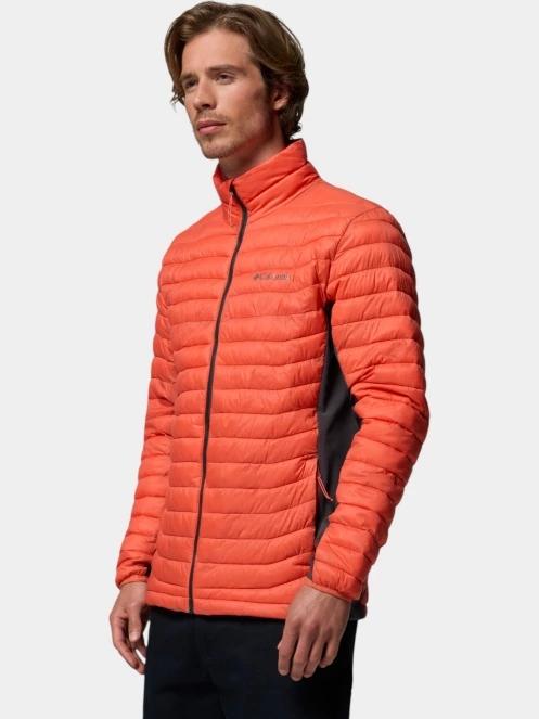 jacheta de primavara pt. barbati Columbia Powder Pass Hybrid Jacket portocaliu 3