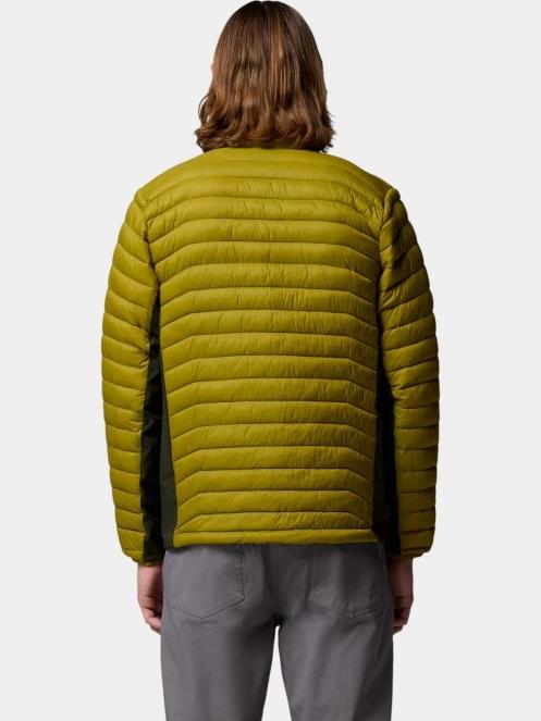 geaca matlasata de tranzitie pt. barbati Columbia Powder Pass Hybrid Jacket verde 4