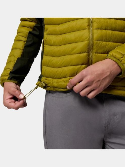 geaca matlasata de tranzitie pt. barbati Columbia Powder Pass Hybrid Jacket verde 9