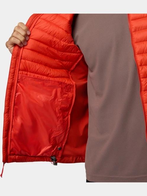 geaca matlasata de tranzitie pt. barbati Columbia Powder Pass Hybrid Jacket rosu 9