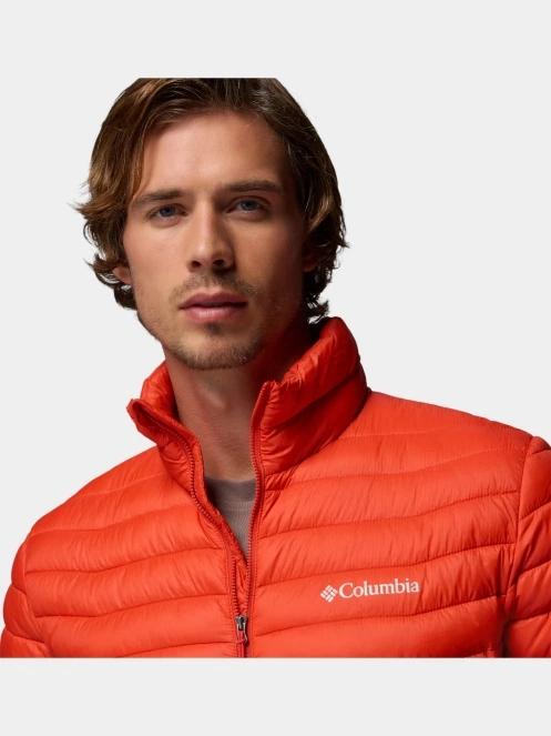 geaca matlasata de tranzitie pt. barbati Columbia Powder Pass Hybrid Jacket rosu 10