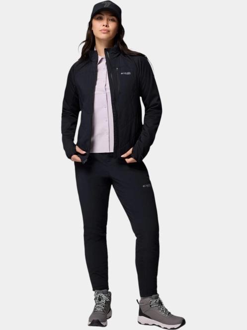 pulover polar pt. femei Columbia Arctic Crest Hybrid Full Zip negru 5