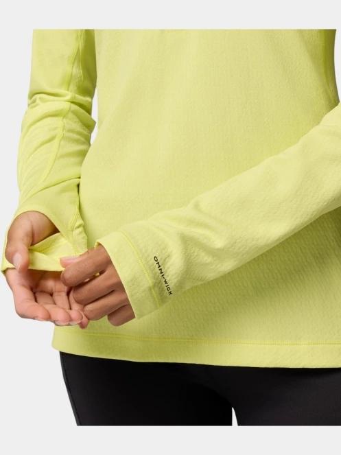 tricou cu maneci lungi, pentru sport pt. femei Columbia Driventure Half Zip galben 6