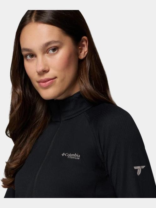 tricou cu maneci lungi, pentru sport pt. femei Columbia DriVenture Half Zip negru 6