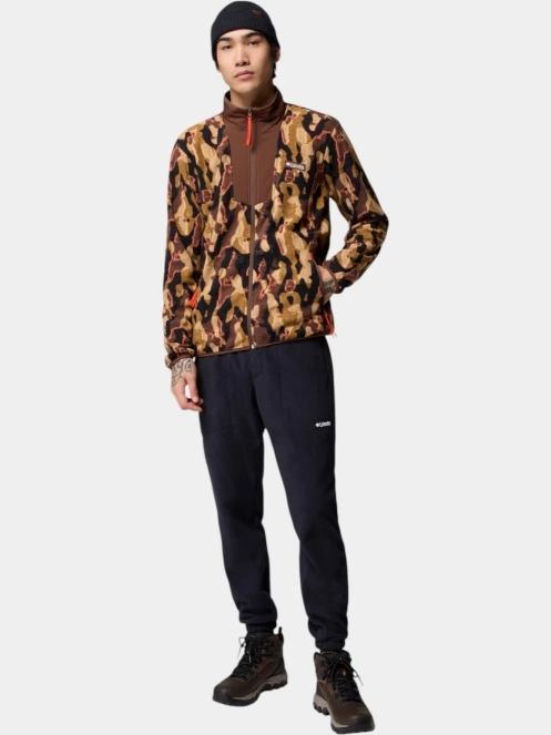 pulover polar pt. barbati Columbia Sequoia Grove Printed Full Zip maro 6