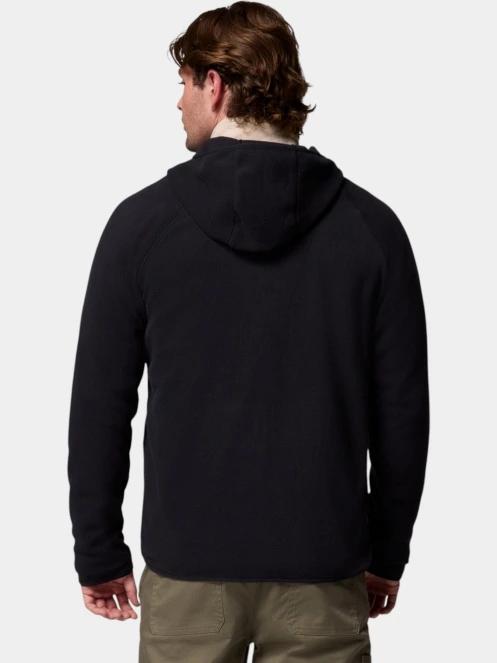 pulover polar pt. barbati Columbia Fast Trek Overlay Hooded Full Zip negru 4