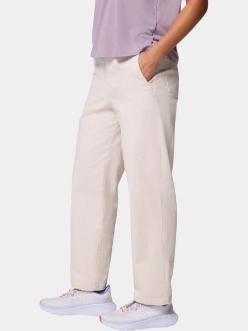 pantaloni lungi pt. femei Columbia Roc Straight Leg Pant nisip 3