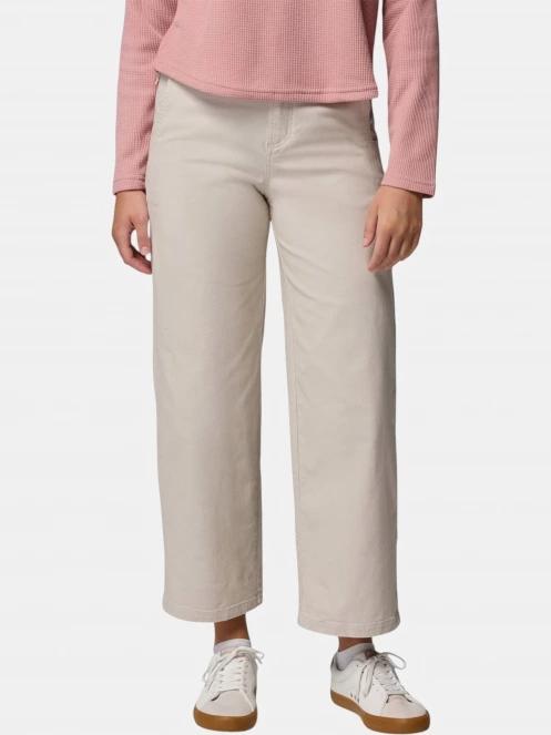pantaloni lungi pt. femei Columbia ROC Wide Leg Pant nisip 2
