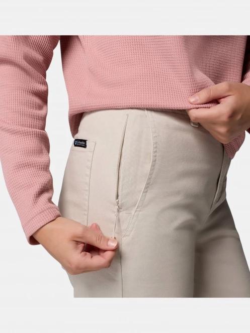 pantaloni lungi pt. femei Columbia ROC Wide Leg Pant nisip 8