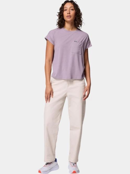 tricou cu maneci scurte pt. femei Columbia Daniela Falls Short Sleeve Shirt violet 5