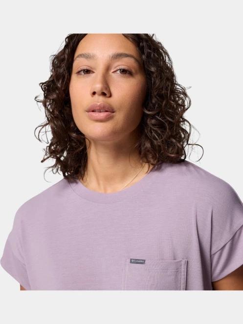 tricou cu maneci scurte pt. femei Columbia Daniela Falls Short Sleeve Shirt violet 6