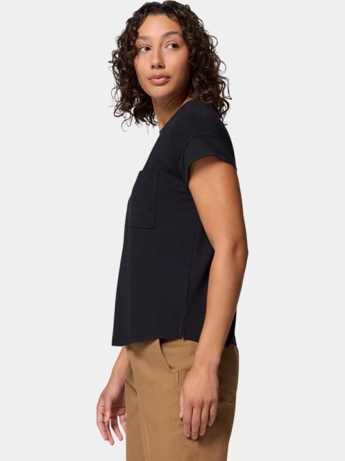 tricou cu maneci scurte pt. femei Columbia Daniela Falls Short Sleeve Shirt negru 3