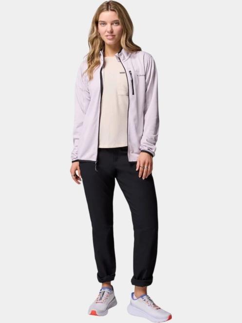 pulover polar pt. femei Columbia Essential Hike Grid Fleece Full Zip violet 6