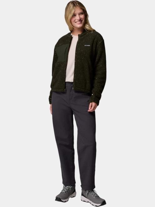 pulover polar pt. femei Columbia Stellar Path Fleece Bomber Full Zip verde 6