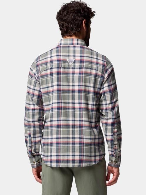 camasa de drumetie cu maneci lungi pt. barbati Columbia Wild Cast Flannel Shirt verde 4