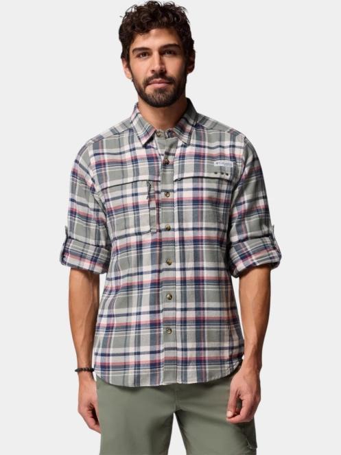 camasa de drumetie cu maneci lungi pt. barbati Columbia Wild Cast Flannel Shirt verde 5