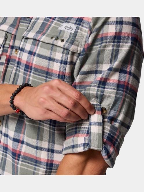 camasa de drumetie cu maneci lungi pt. barbati Columbia Wild Cast Flannel Shirt verde 6