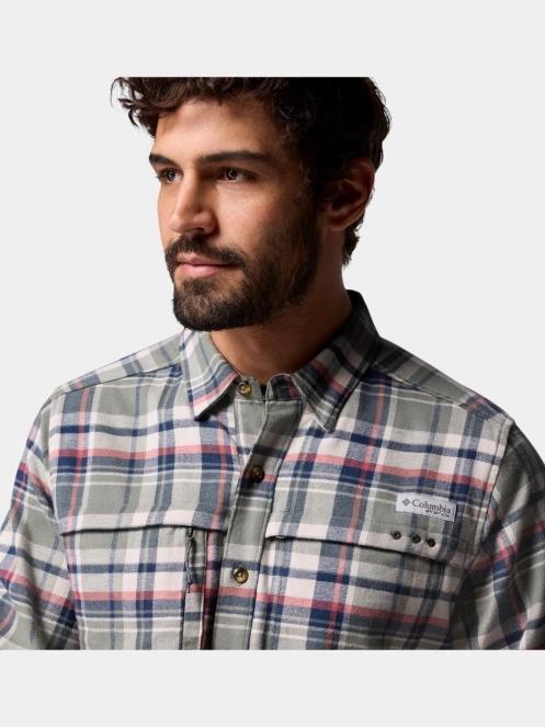 camasa de drumetie cu maneci lungi pt. barbati Columbia Wild Cast Flannel Shirt verde 7