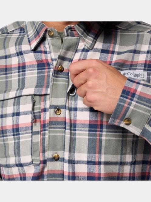 camasa de drumetie cu maneci lungi pt. barbati Columbia Wild Cast Flannel Shirt verde 8