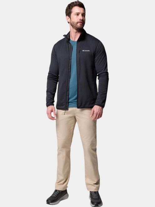 pulover polar pt. barbati Columbia Essential Hike Grid Fleece Full Zip negru 6