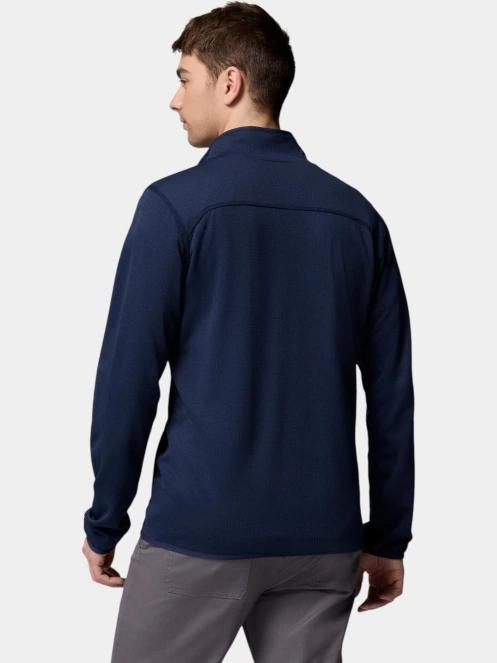 pulover polar pt. barbati Columbia Essential Hike Grid Fleece Full Zip albastru 4