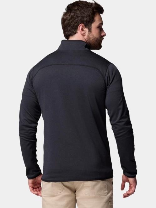 pulover polar pt. barbati Columbia Essential Hike Grid Fleece Full Zip negru 4